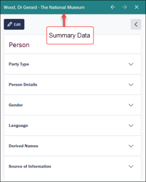 Summary Data